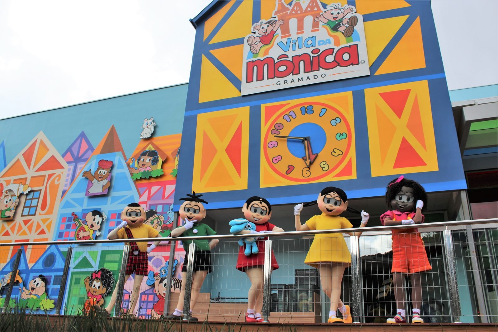 Cidade dos Carrinhos na Vila da Mônica em Gramado